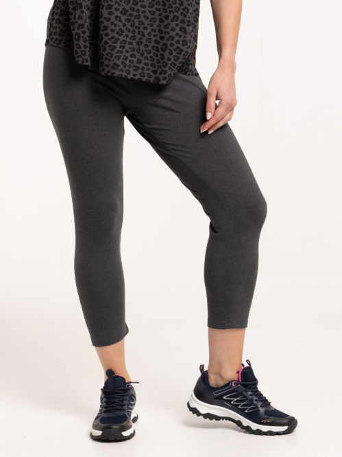 Pantacourt sport léopard femme