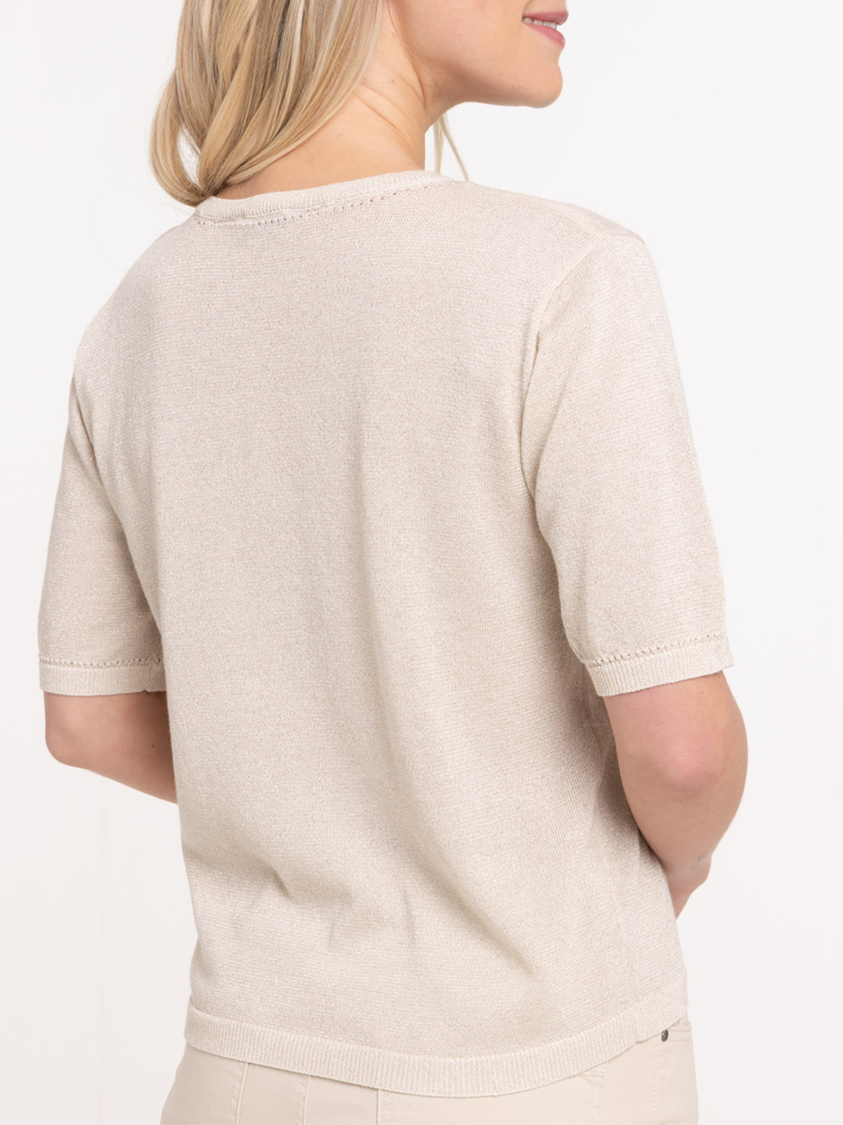 Pull manches courtes femme