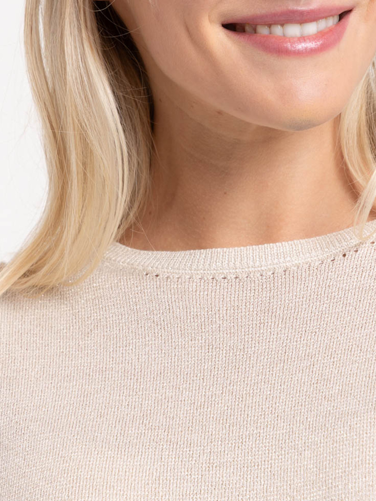 Pull manches courtes femme