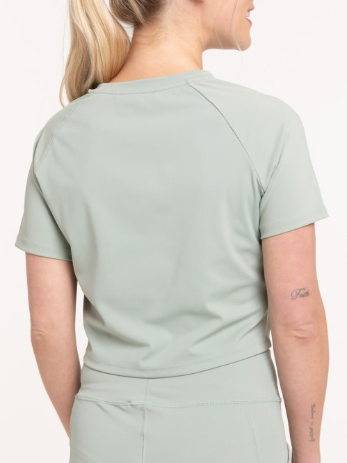T-shirt sport coloris jade...