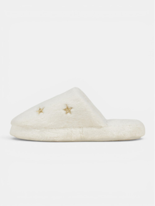 Chaussons étoiles brodées...