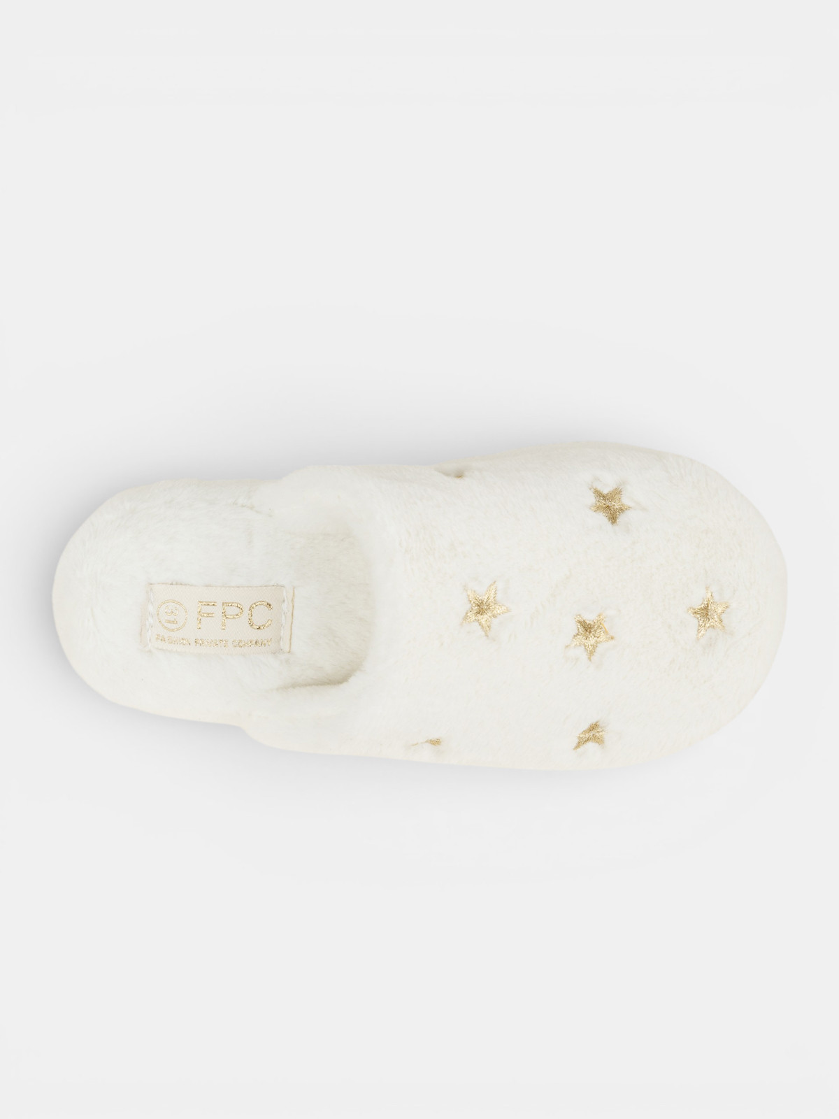 Chaussons étoiles brodées fille (31-36) Chaussons étoiles brodées fille (31-36)