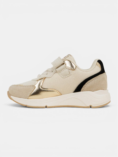 Basket beige léopard fille...