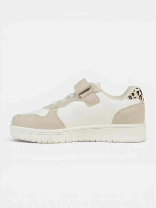 Basket beige léopard fille...