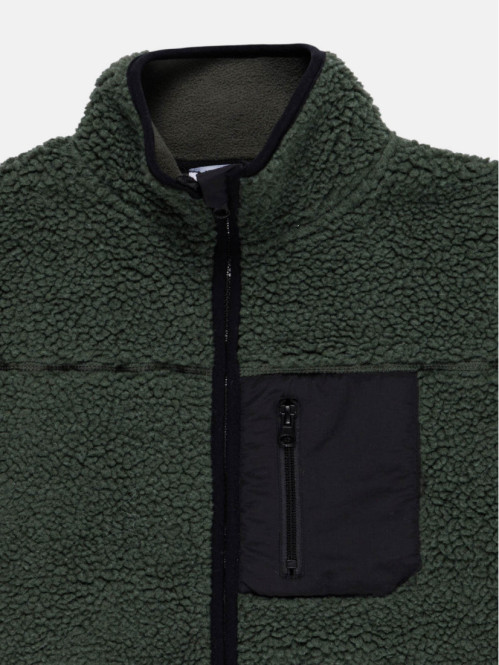 Blouson sherpa bicolore...