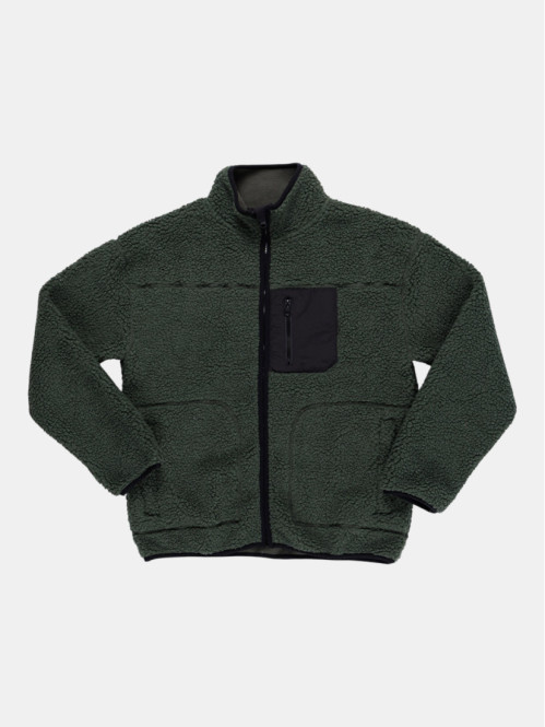 Blouson sherpa bicolore...