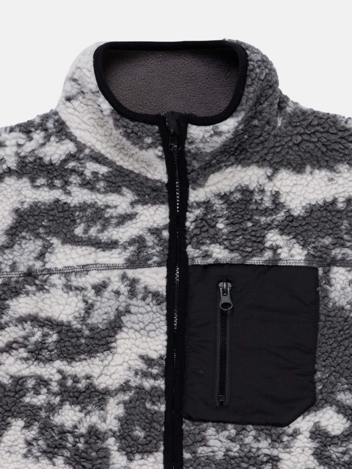 Blouson sherpa camouflage garçon (XXS-M) Blouson sherpa camouflage garçon (XXS-M)