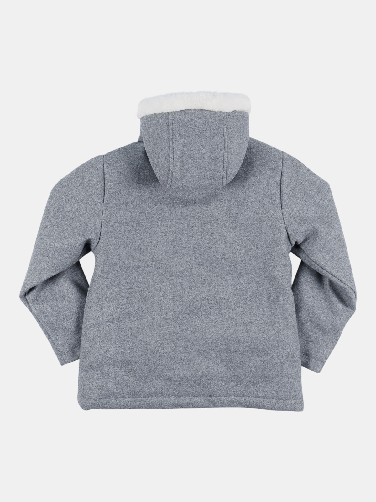 Manteau à capuche douce fille (3-12A) Manteau à capuche douce fille (3-12A)