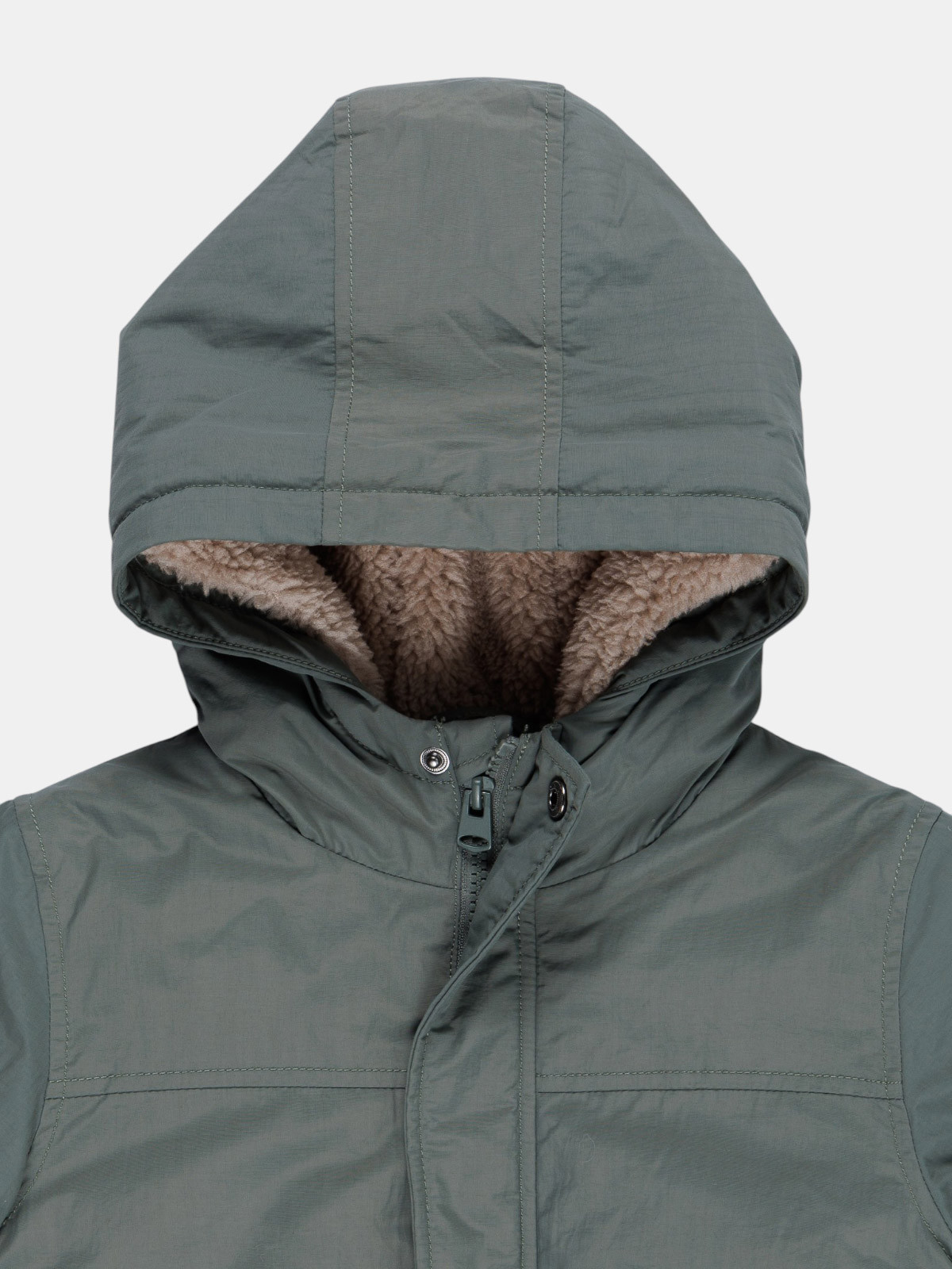 Parka capuche kaki garçon (3-12A) Parka capuche kaki garçon (3-12A)