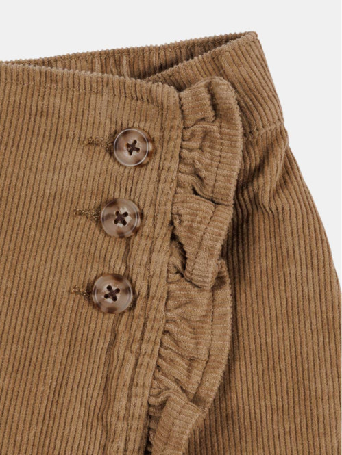 Jupe short en velours fille...