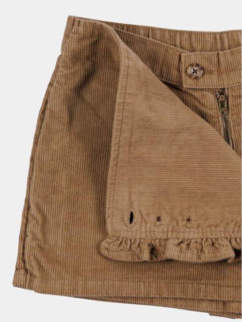 Jupe short en velours fille...
