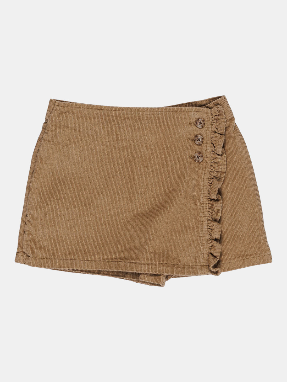 Jupe short en velours fille (3-12A) Jupe short en velours fille (3-12A)