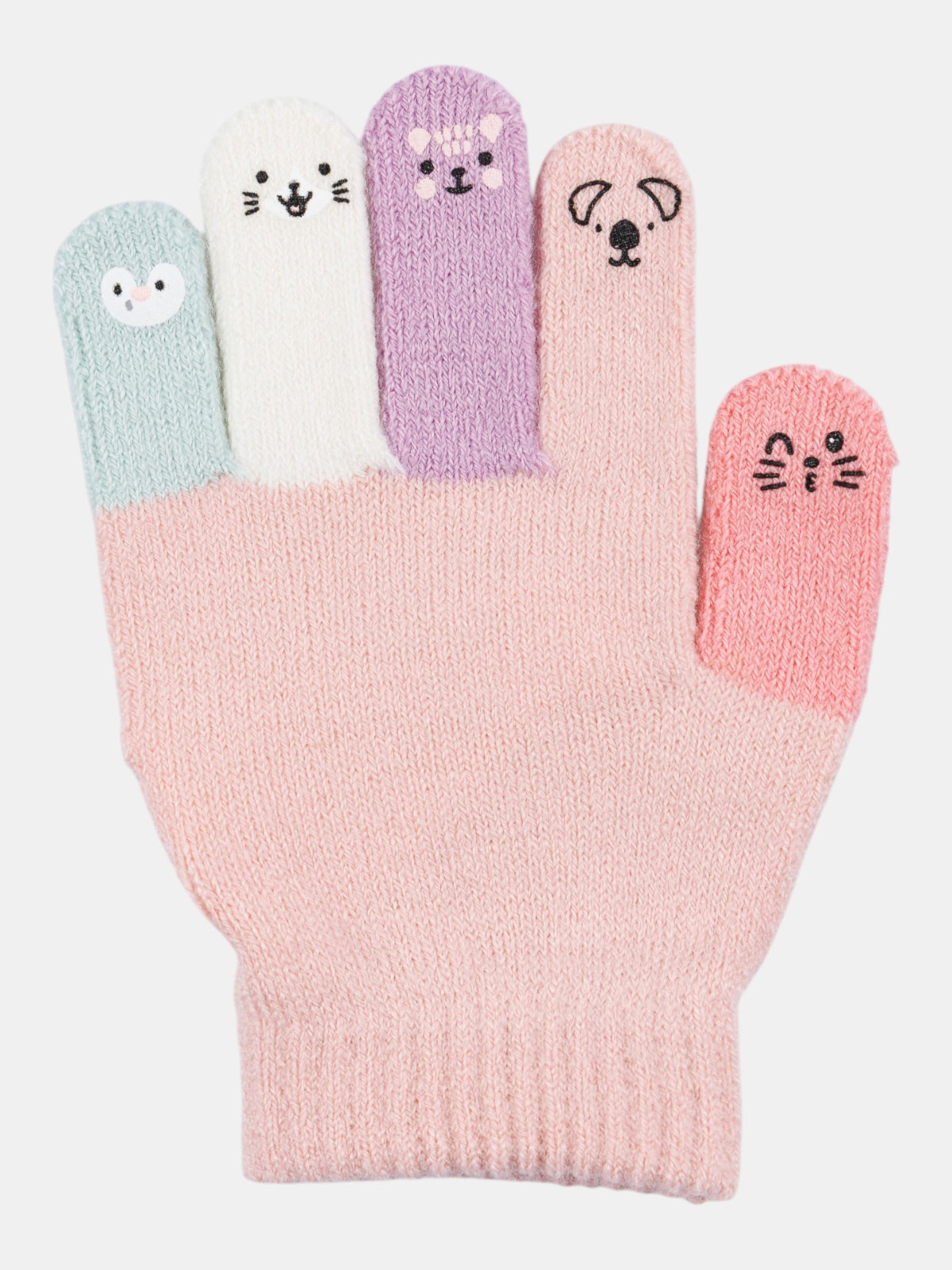 Gants rose bonbon animaux enfant Gants rose bonbon animaux enfant