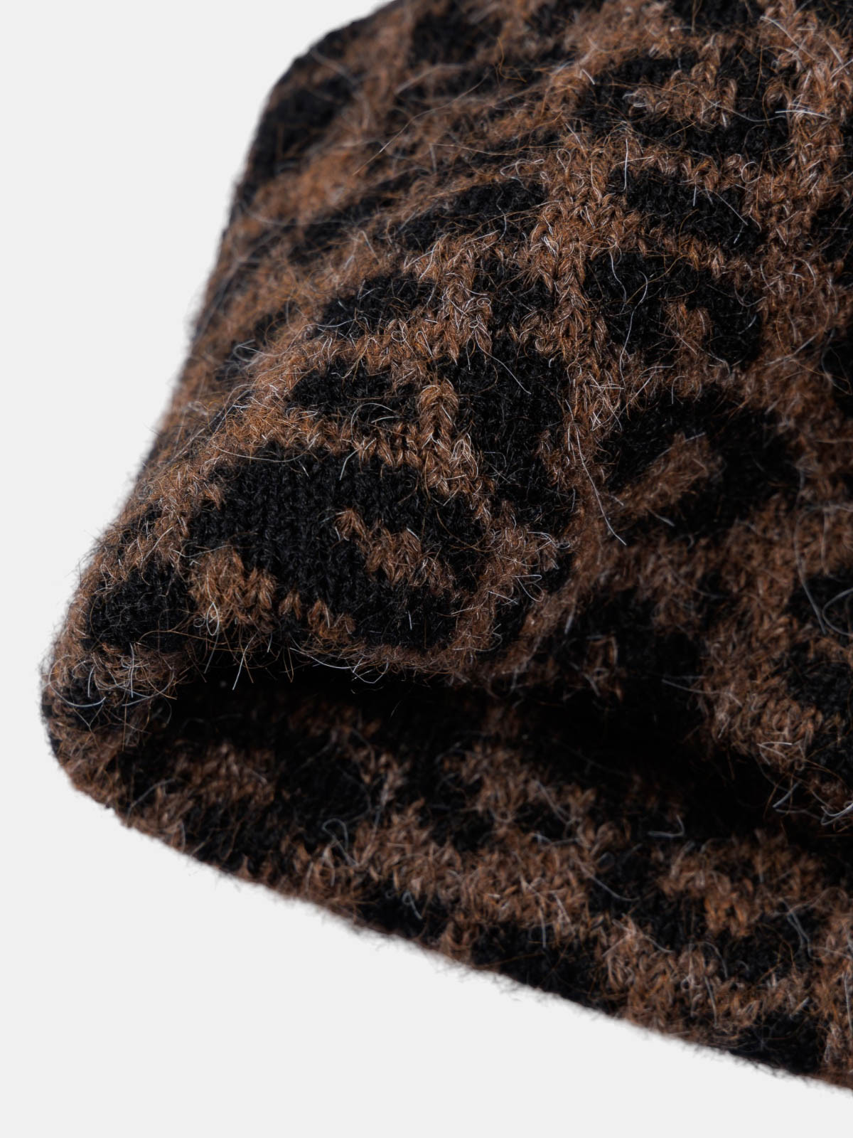 Bonnet motif léopard femme Bonnet motif léopard femme