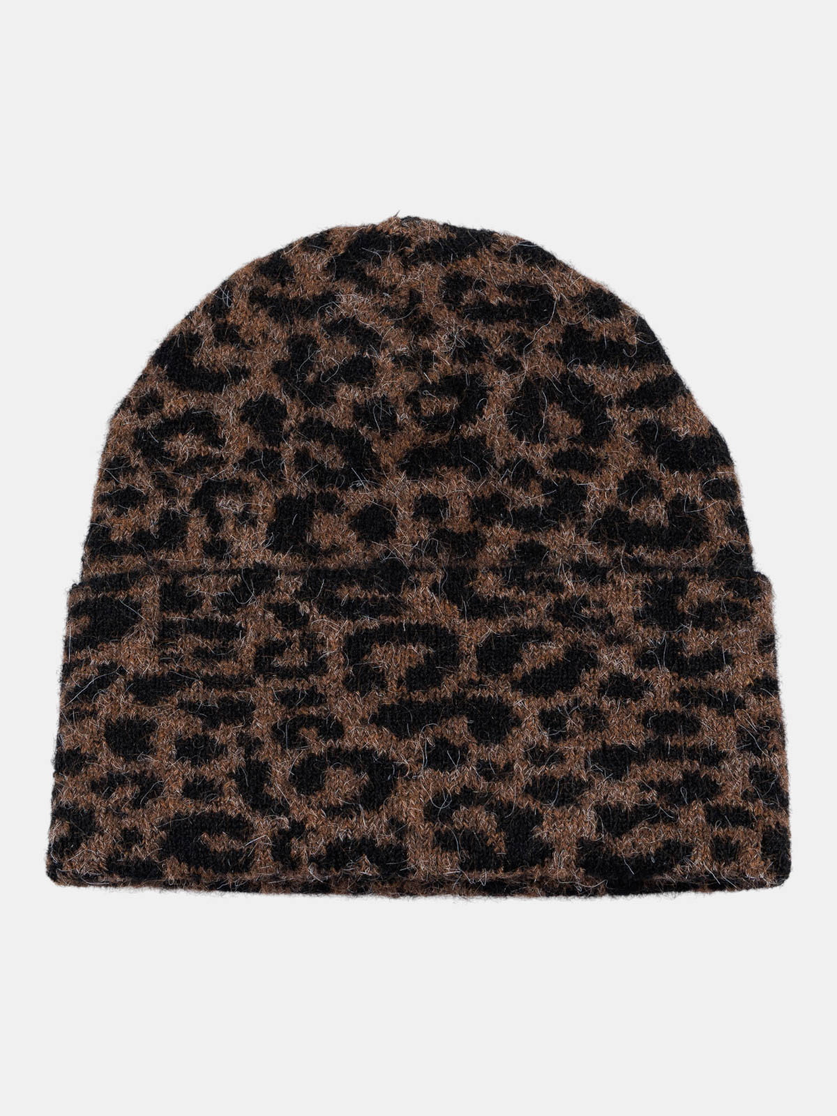 Bonnet motif léopard femme Bonnet motif léopard femme