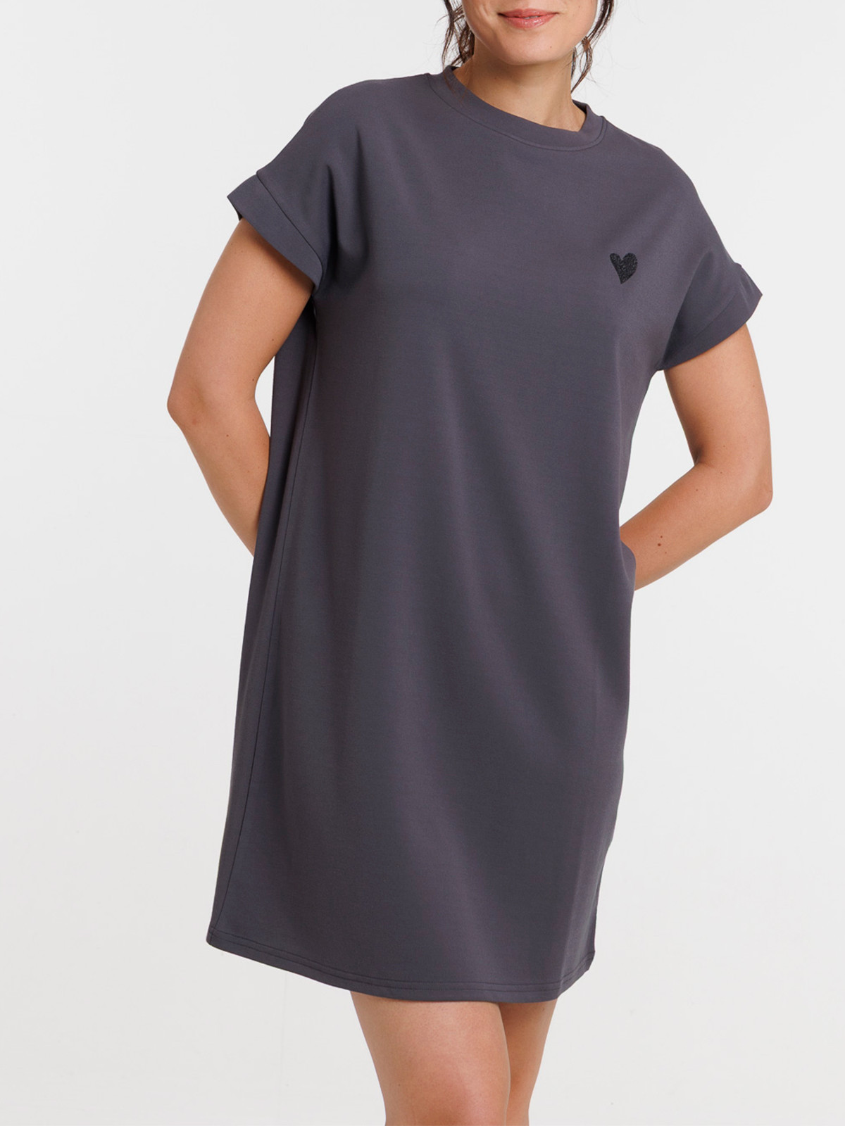 Robe courte coeur femme