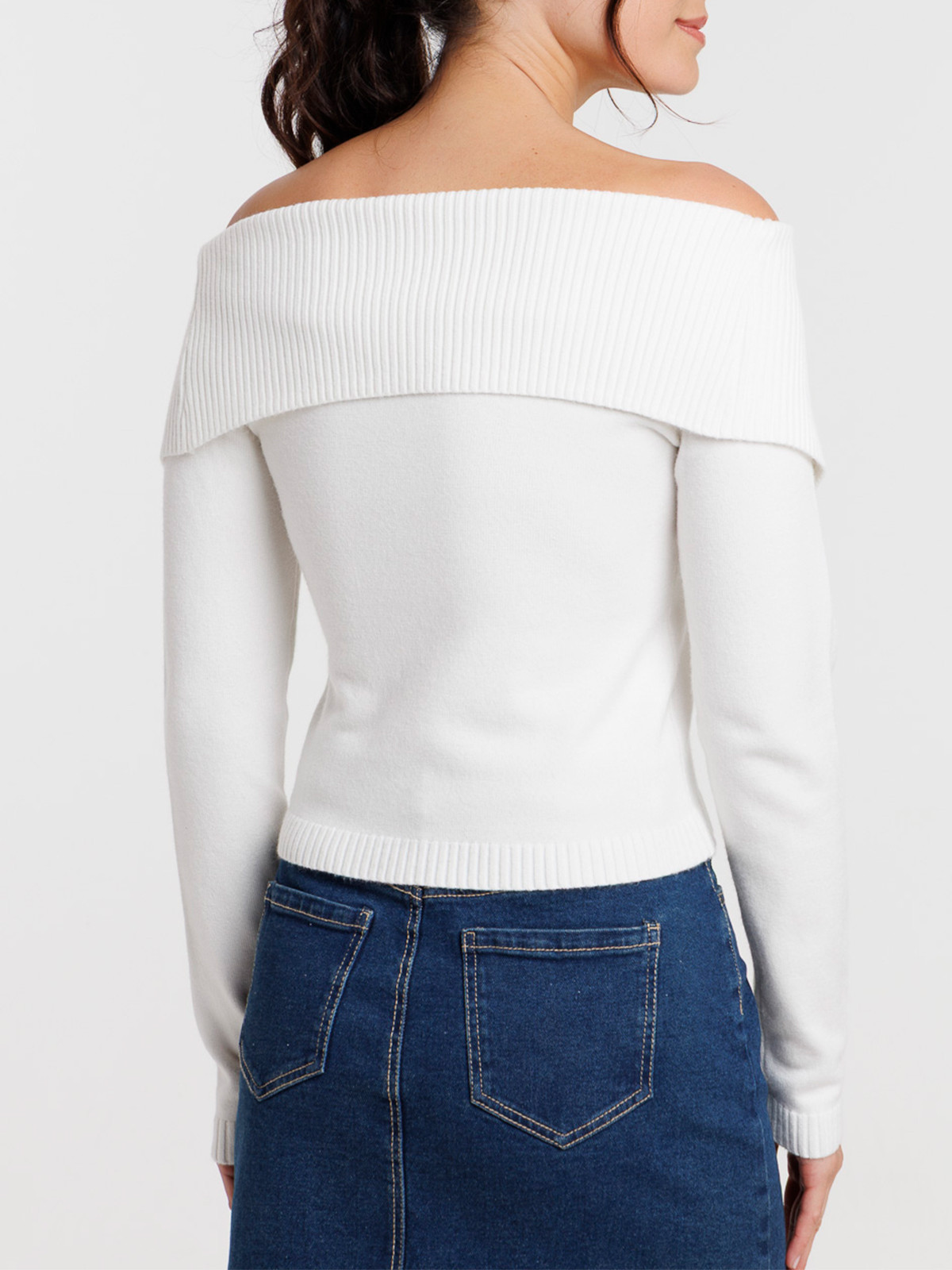 Gilet court zippé écru femme Gilet court zippé écru femme