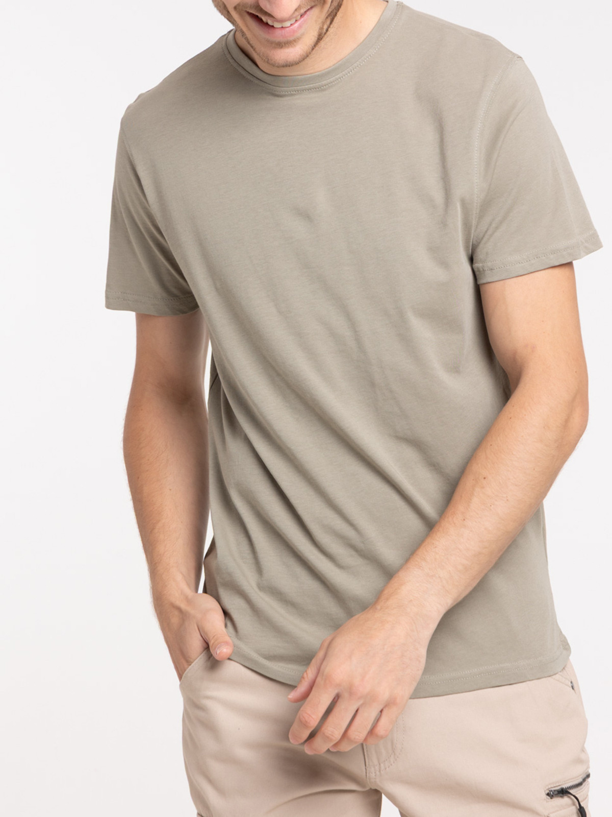 T-shirt col rond uni homme T-shirt col rond uni homme