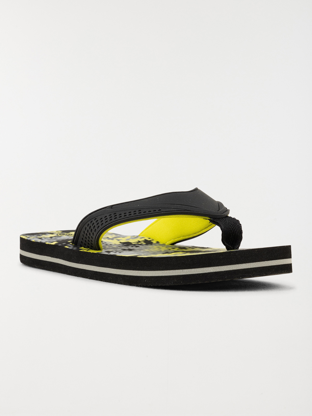 Tong pixelisée garçon noir (31-38) Tong pixelisée garçon noir (31-38)