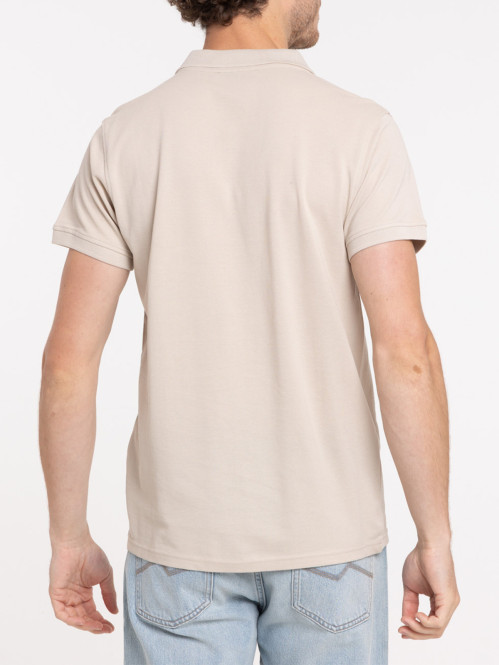 Polo basique coloris blond...