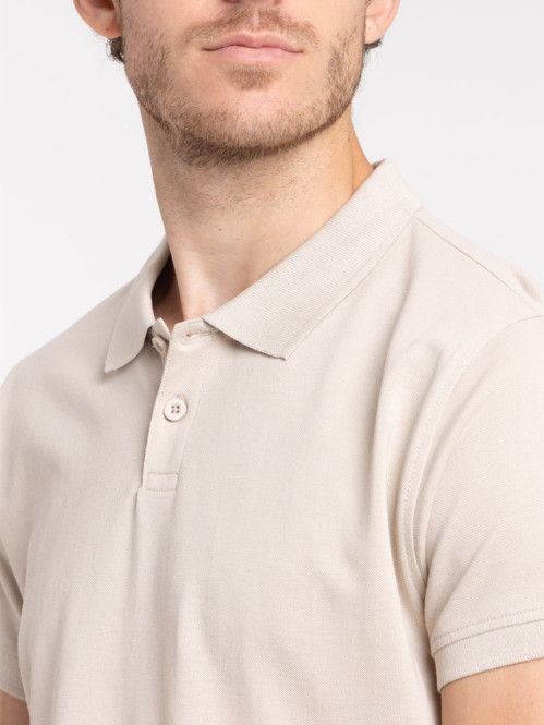 Polo basique coloris blond...