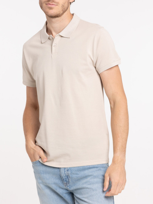 Polo basique coloris blond...