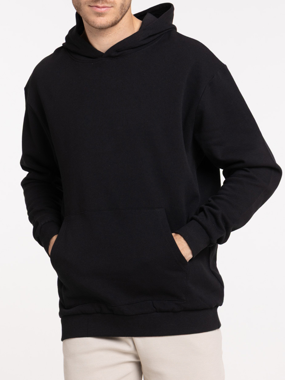 Sweat à capuche noir homme Sweat à capuche noir homme