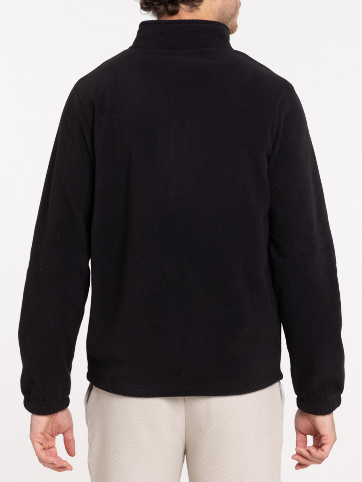 Sweat polaire zippé noir homme Sweat polaire zippé noir homme