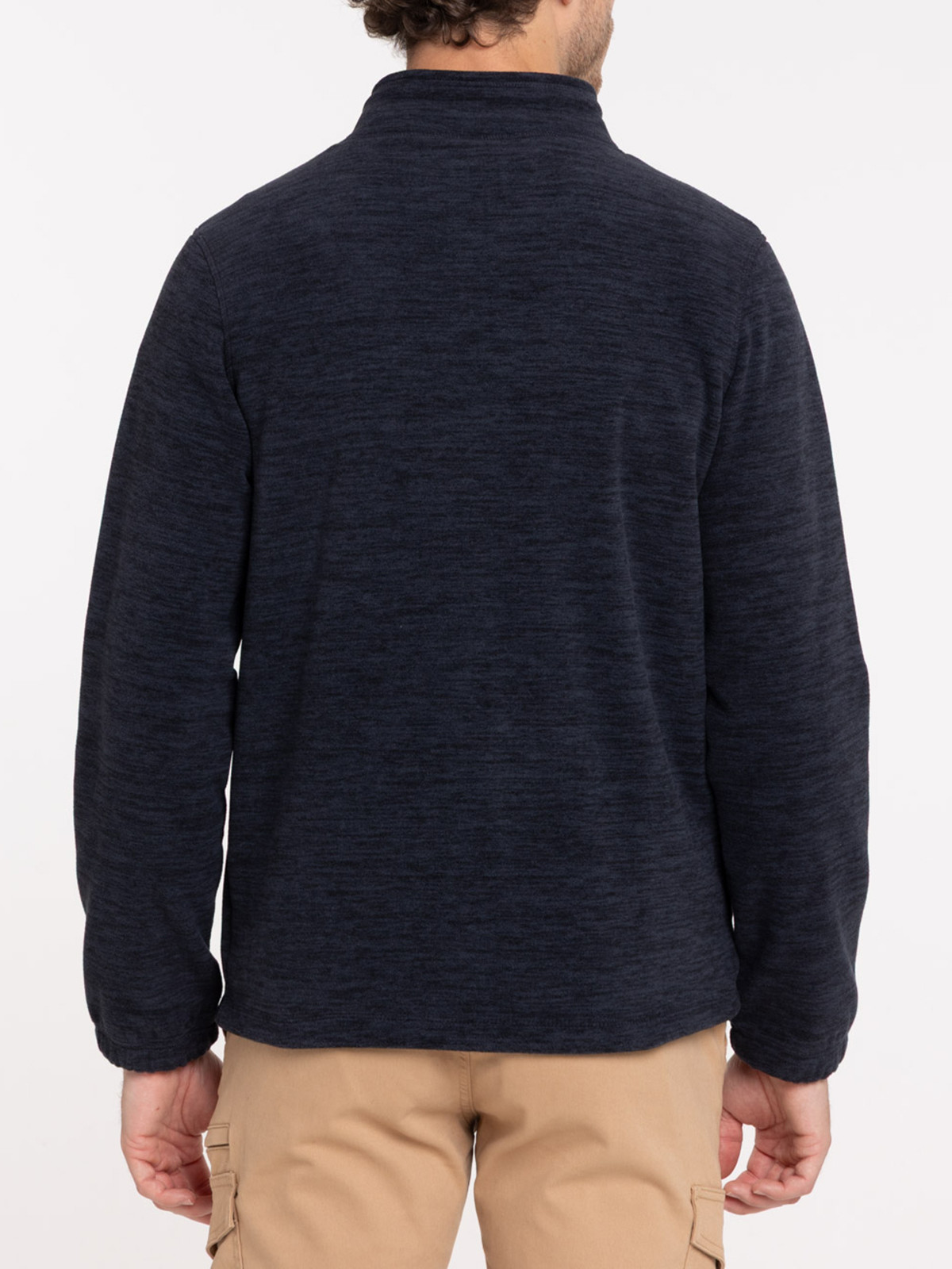Sweat polaire zippé marine navy homme Sweat polaire zippé marine navy homme