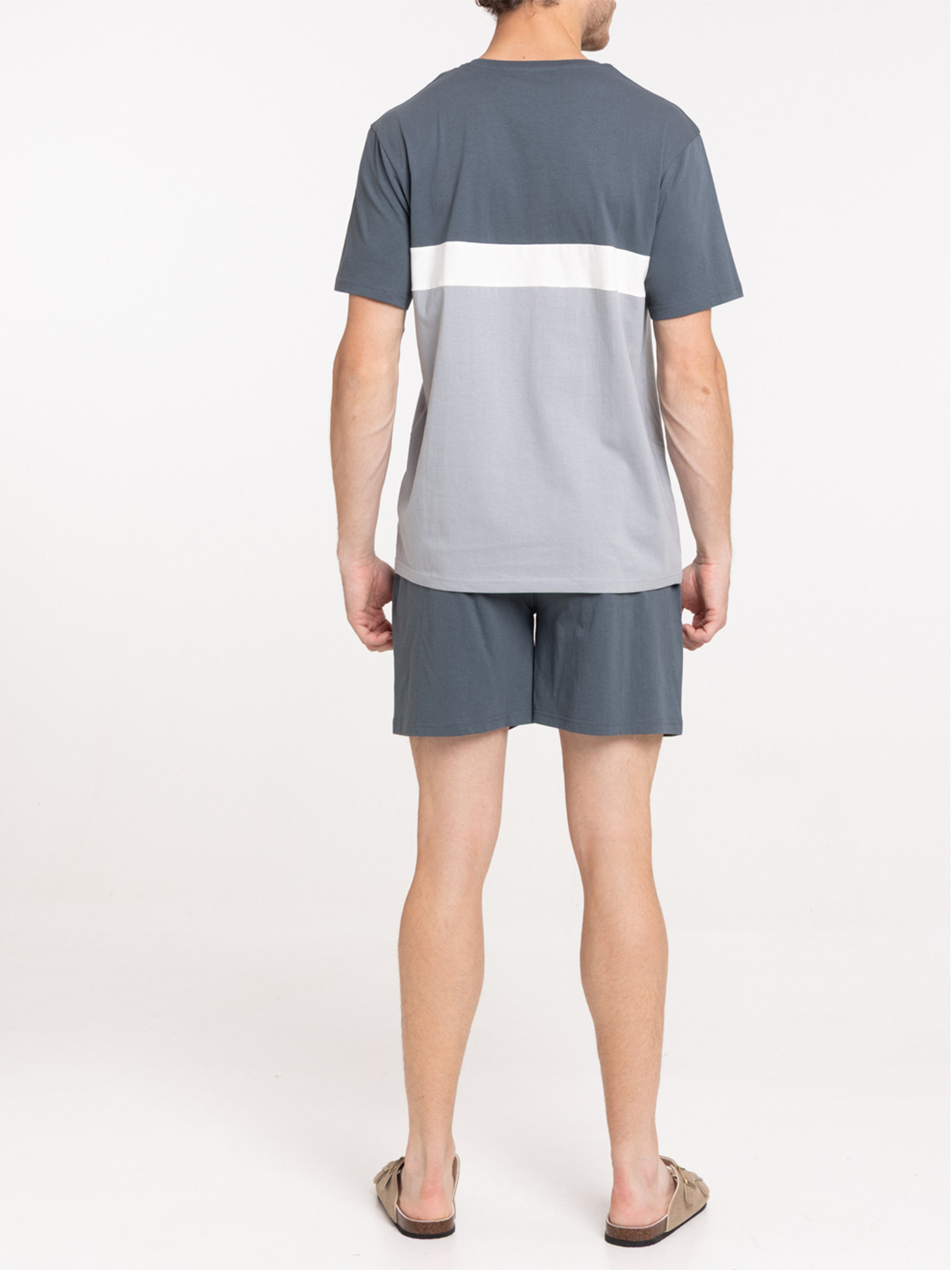 Pyjashort tricolore homme Pyjashort tricolore homme