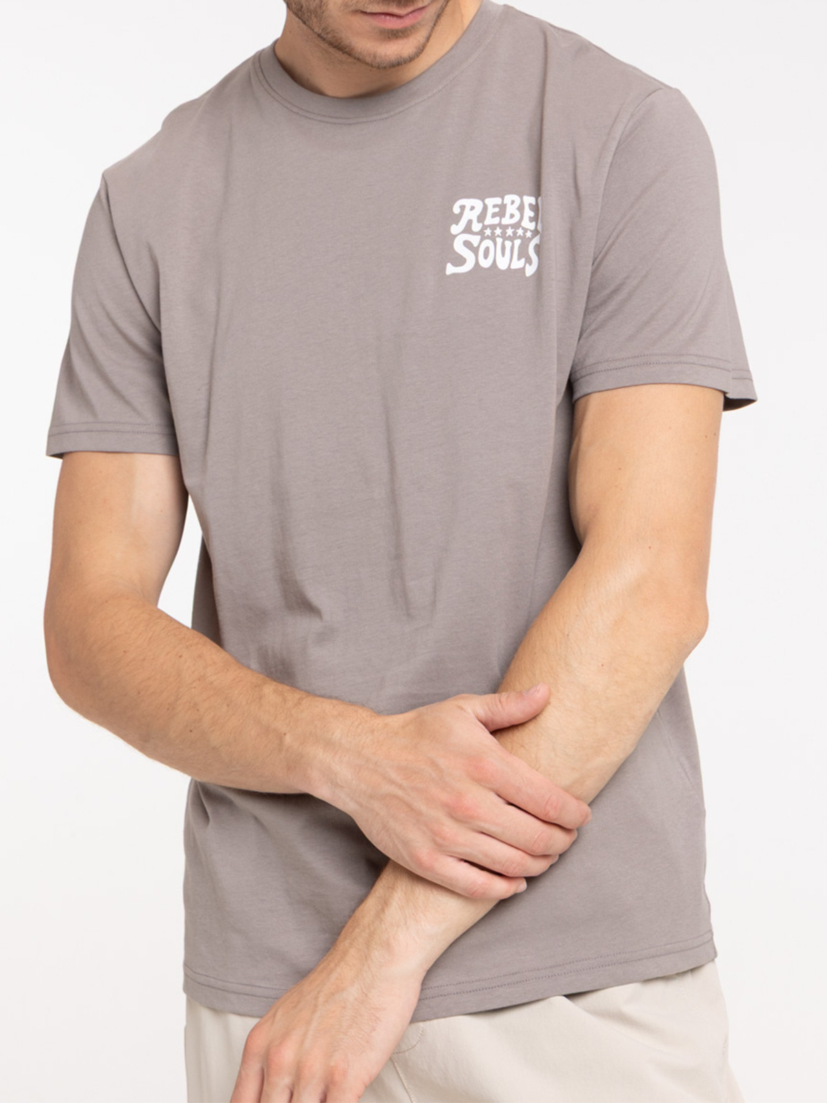 T-shirt homme imprimé devant et dos T-shirt homme imprimé devant et dos