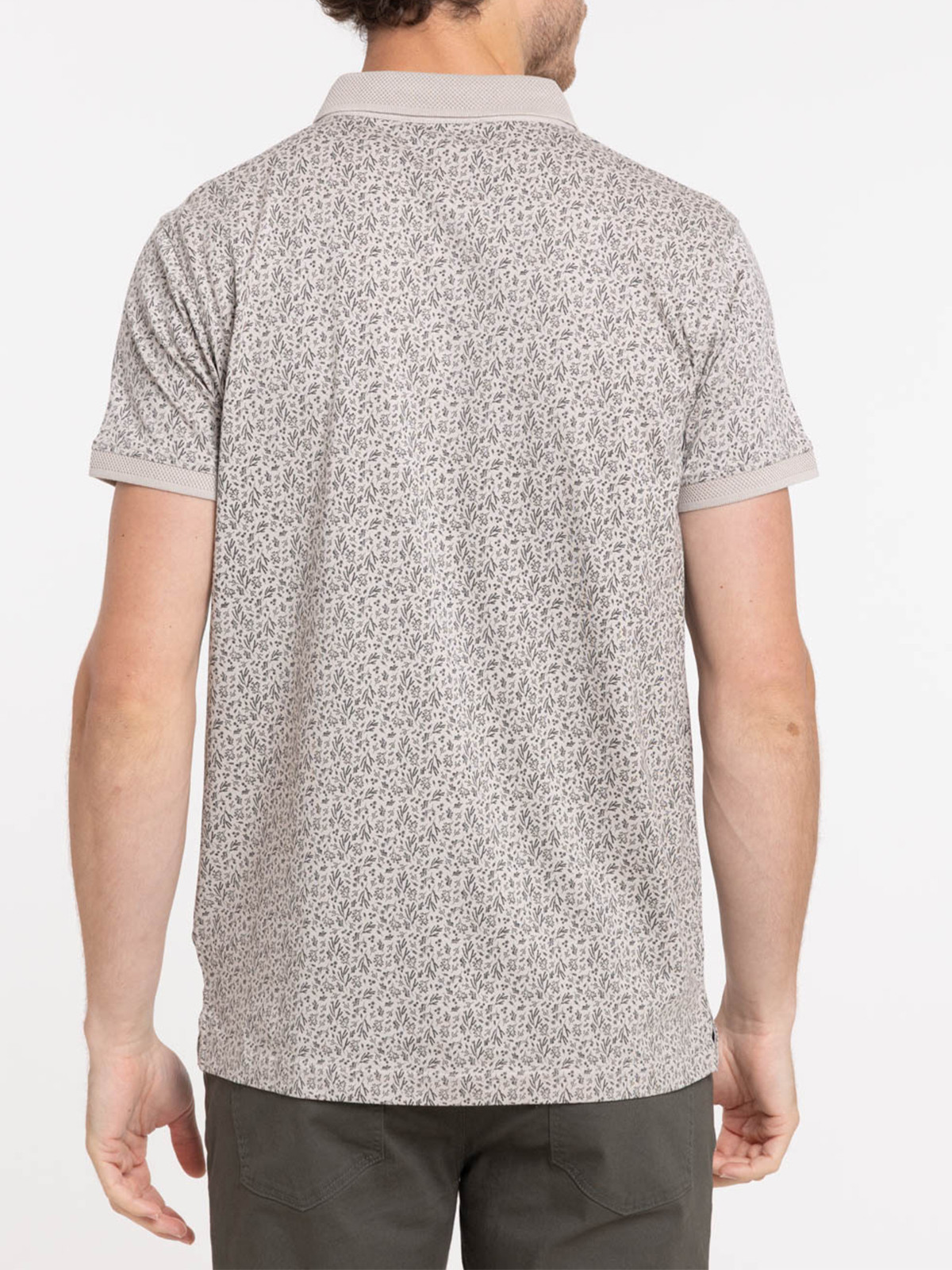 Polo fleuri 100% coton homme Polo fleuri 100% coton homme