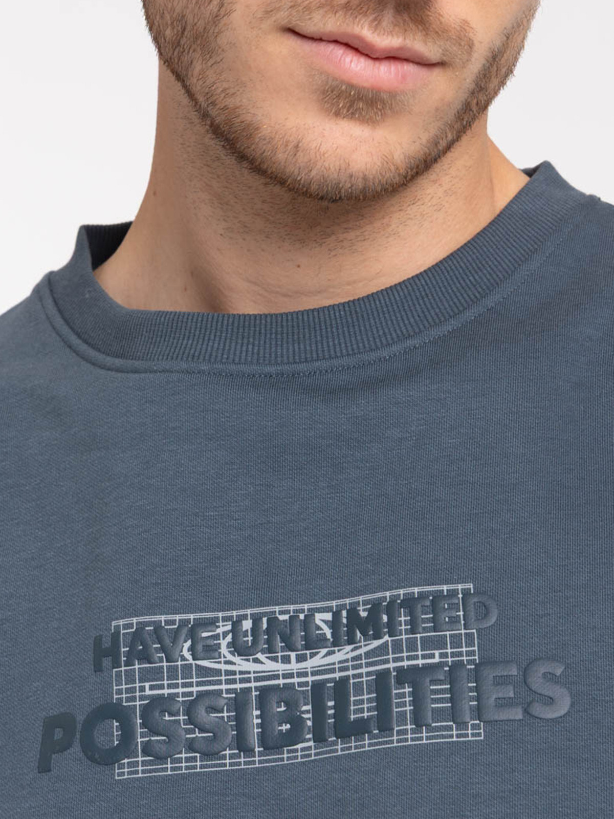 Sweat col rond message homme Sweat col rond message homme