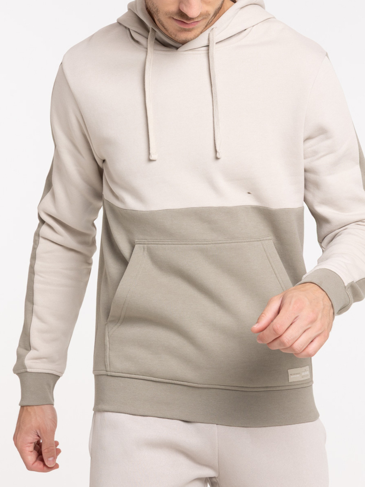 Sweat à capuche bicolore homme Sweat à capuche bicolore homme