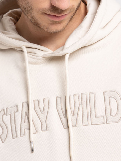 Sweat à capuche stay wild...