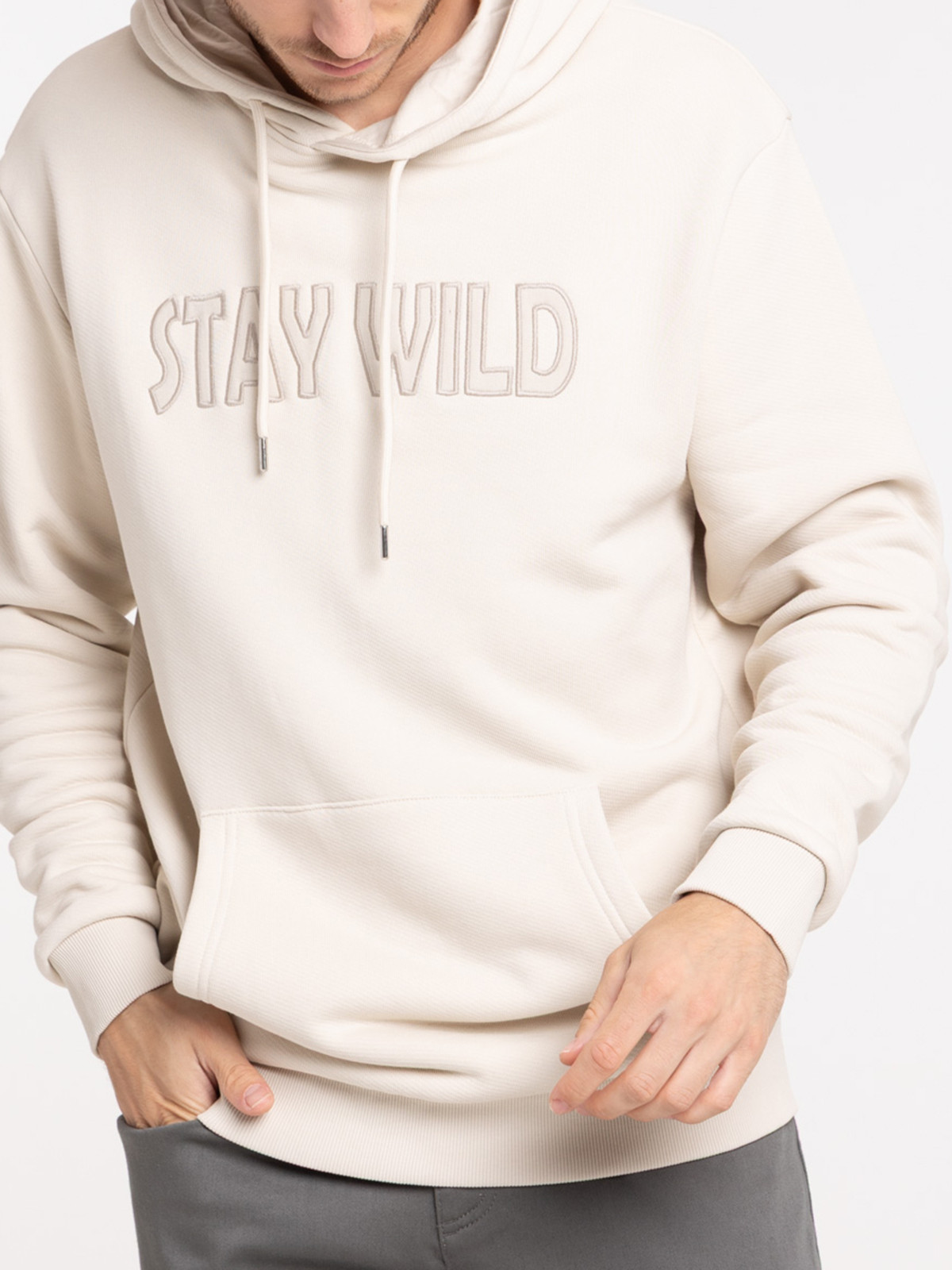 Sweat à capuche stay wild homme Sweat à capuche stay wild homme