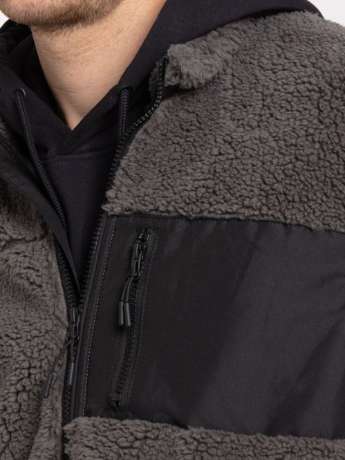 Veste col montant sans...