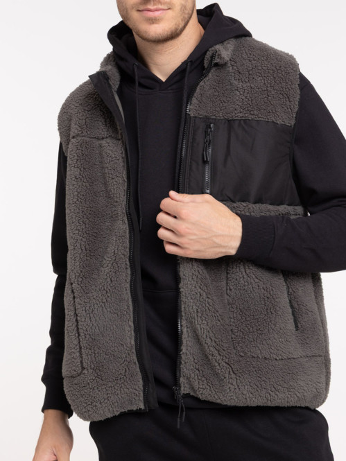 Veste col montant sans...