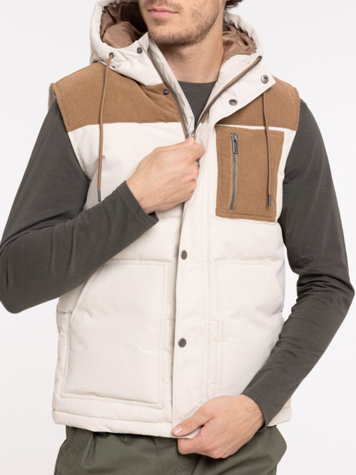 Blouson sans manches capuche homme Blouson sans manches capuche homme