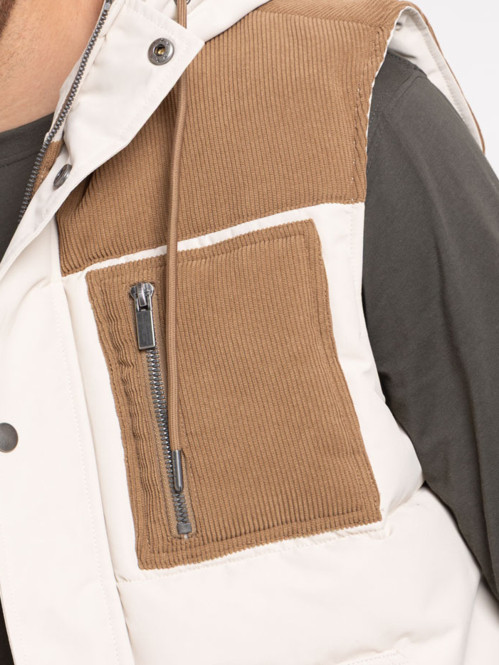 Blouson sans manches capuche homme Blouson sans manches capuche homme
