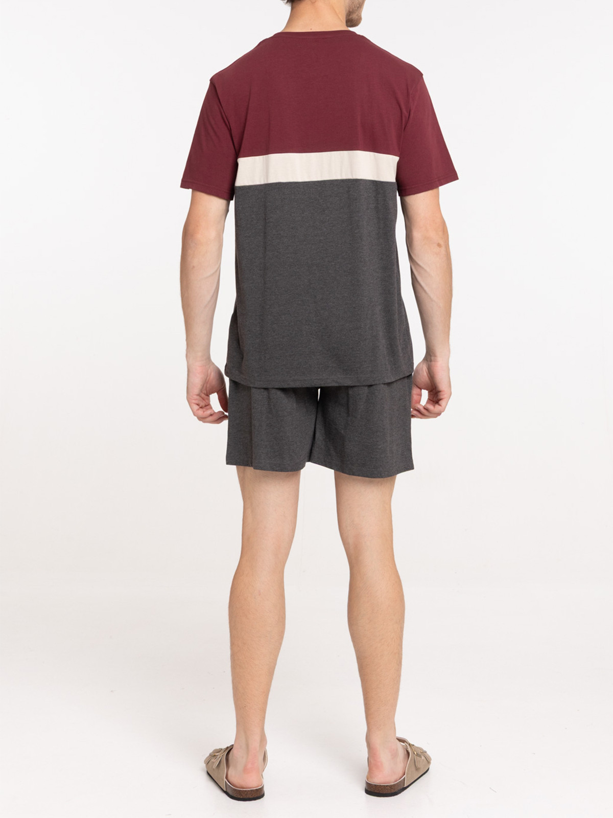 Pyjashort homme tricolore Pyjashort homme tricolore