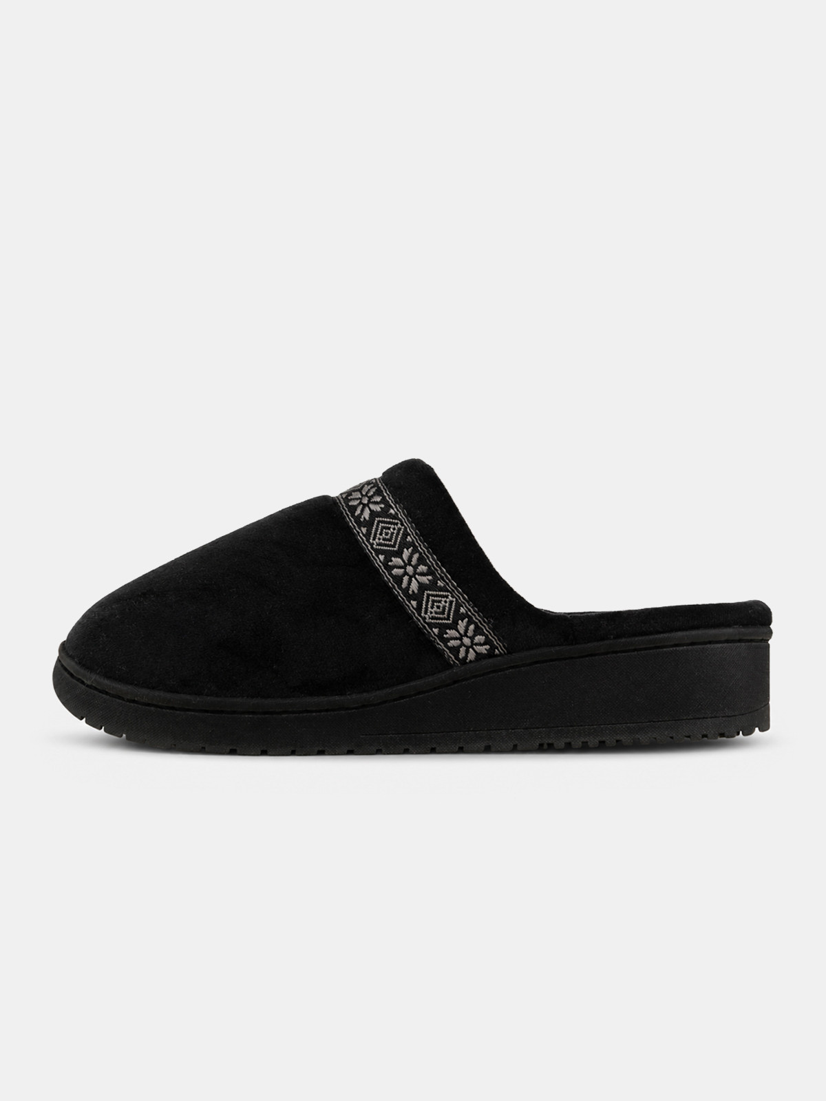 Chaussons noirs ISOTONER femme (36-41) Chaussons noirs ISOTONER femme (36-41)