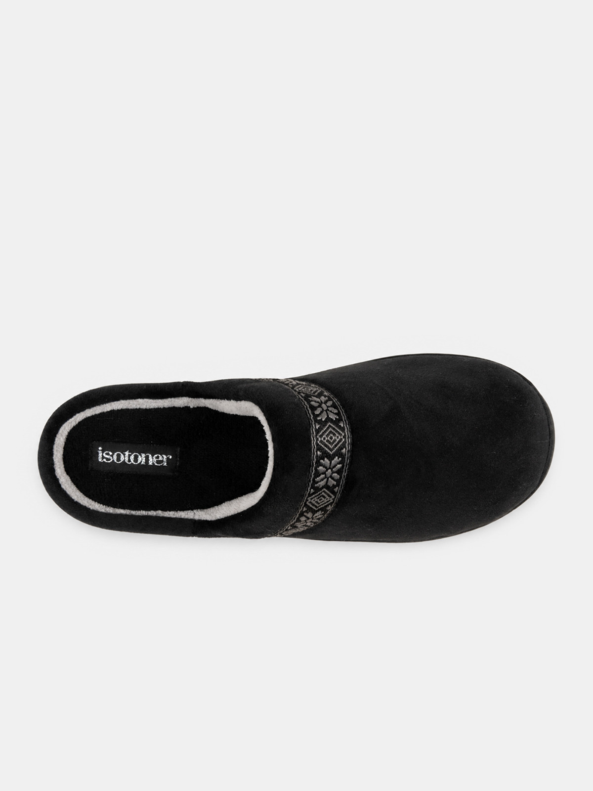 Chaussons noirs ISOTONER femme (36-41) Chaussons noirs ISOTONER femme (36-41)