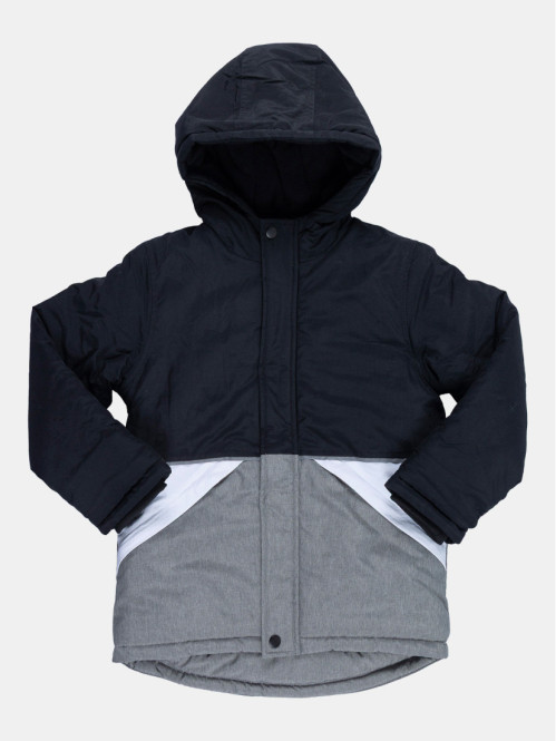 Parka capuche tricolore...