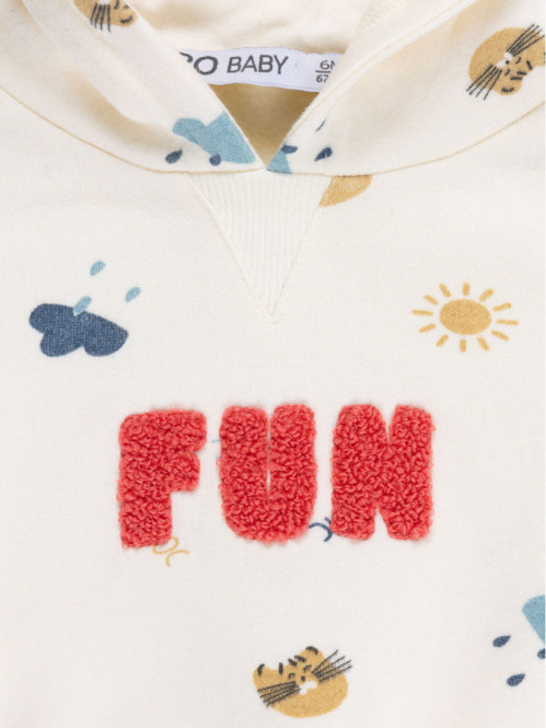 Sweat à capuche fun garçon...