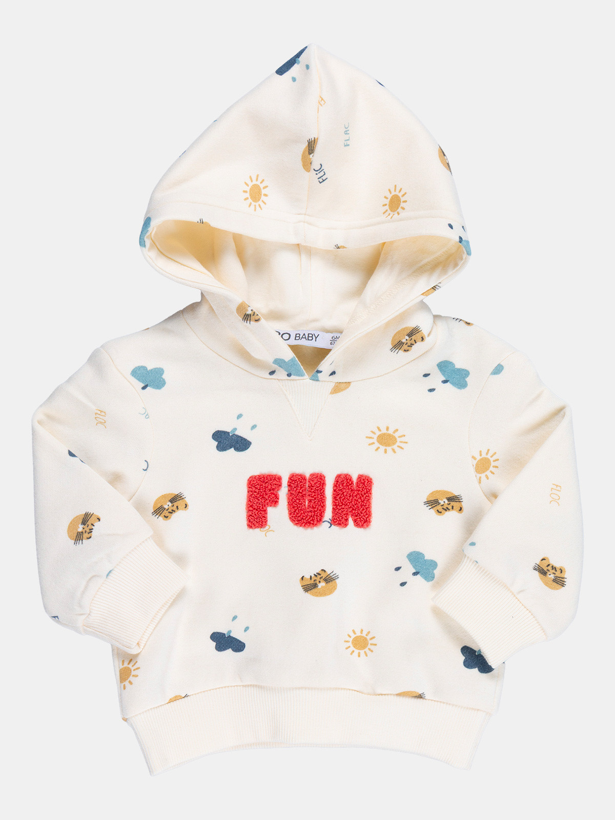 Sweat à capuche fun garçon (6-36M) Sweat à capuche fun garçon (6-36M)