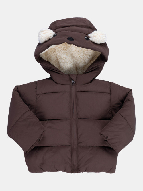 Doudoune chaude tête ours...