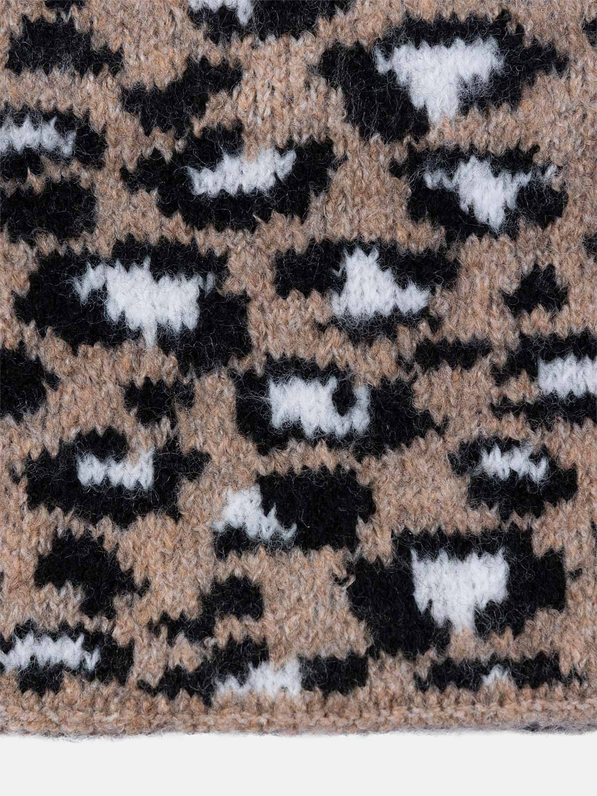 Snood motif léopard fille Snood motif léopard fille