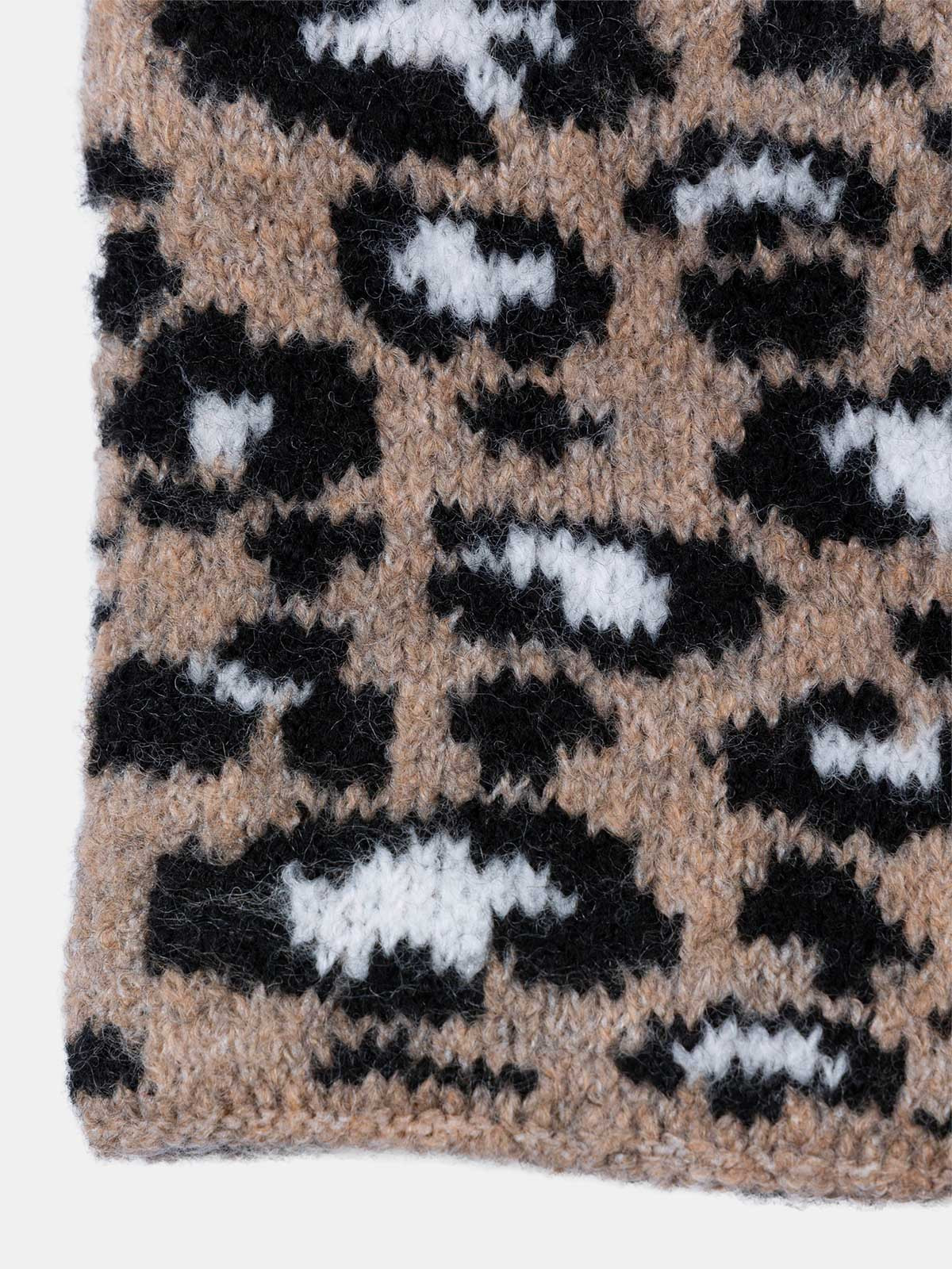 Snood motif léopard fille Snood motif léopard fille