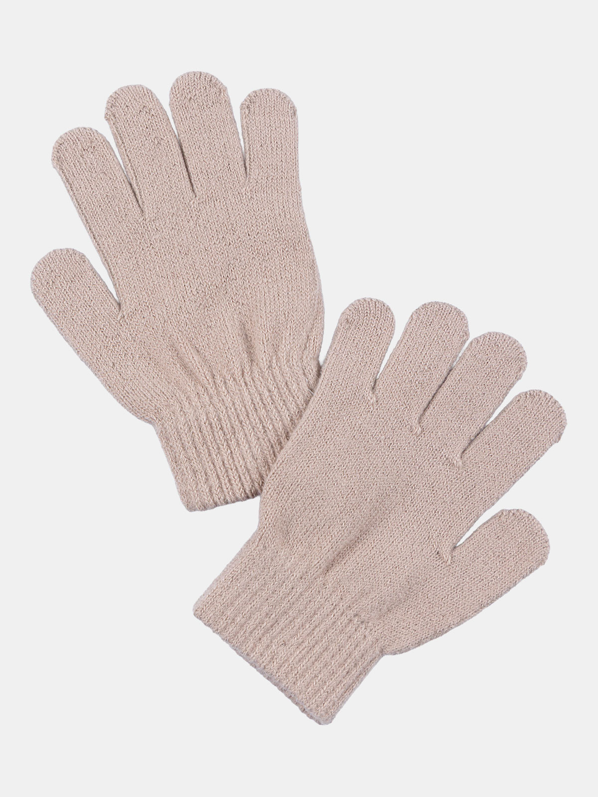 Gants basiques camel chiné enfant Gants basiques camel chiné enfant